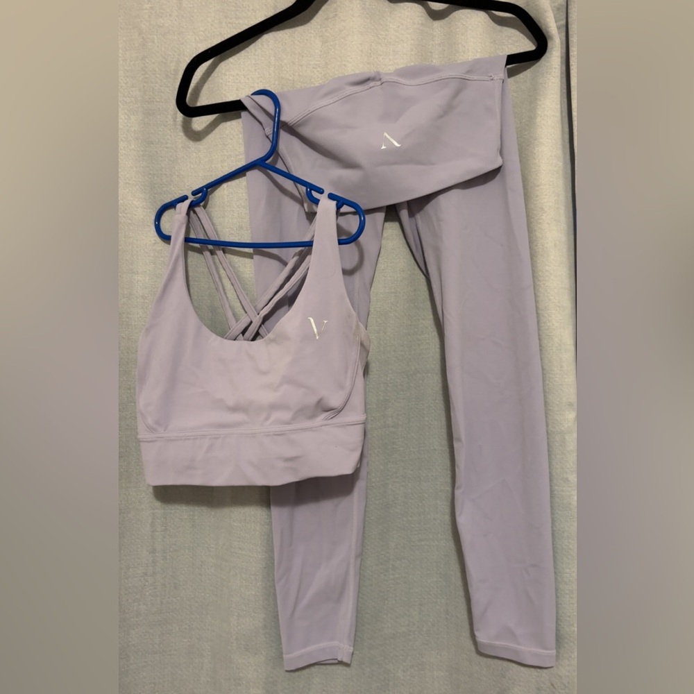 Lavender Women's vitae apparel workout and everyday Set
